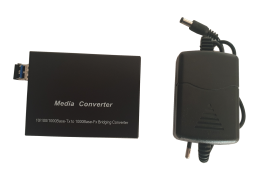 MEDIA CONVERTER, Dual Fiber, 10/100/1000MBPS， SM,LC