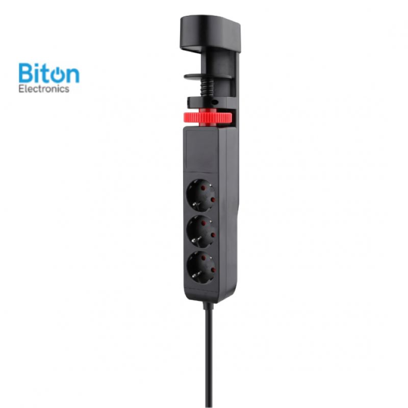 Priključnica DEU03012A1C 3/1.4met, 3 USB